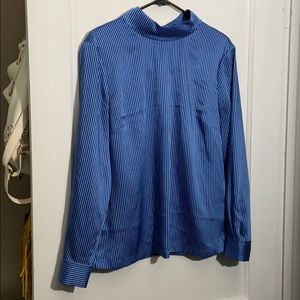 turtleneck work blouse